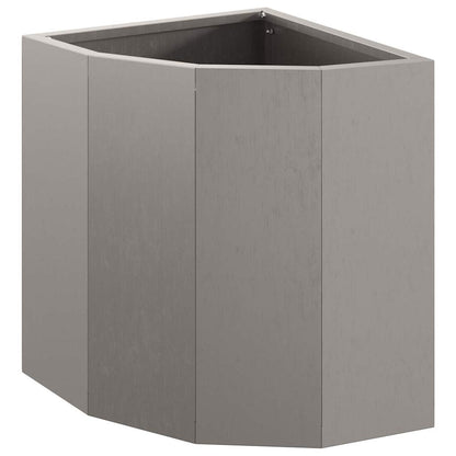 Eckpflanzer Rostoptik 30 x 30 x 35 cm Wetterfeststahl