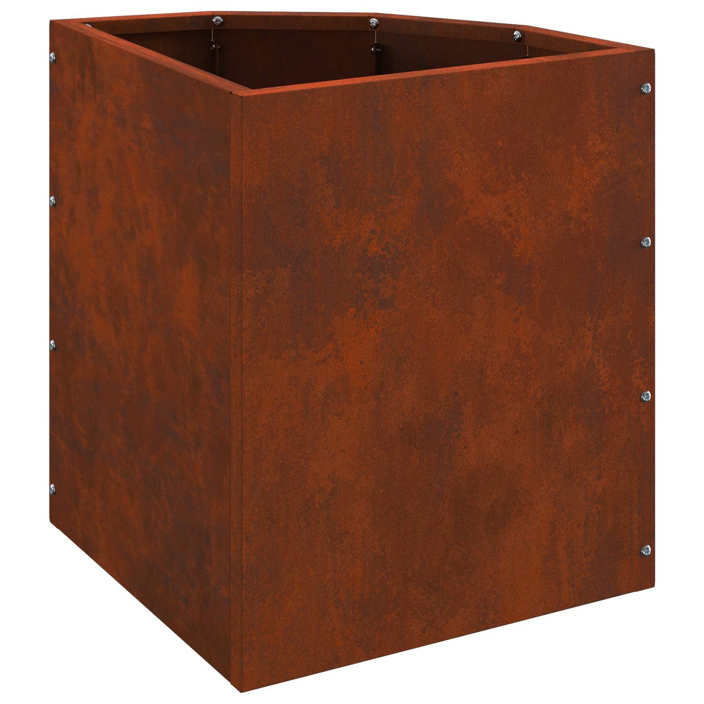 Eckpflanzer Rostoptik 30 x 30 x 35 cm Wetterfeststahl