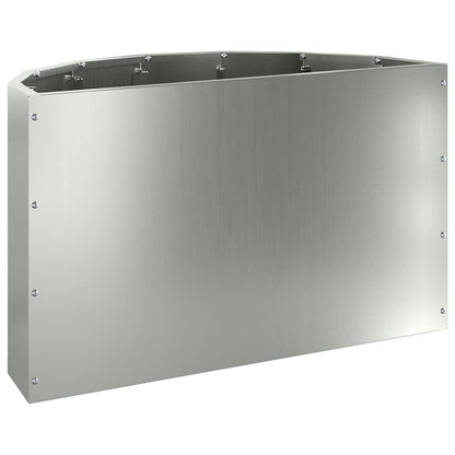 Pflanzkübel Silber 60 x 30 x 35 cm Verzinkter Stahl
