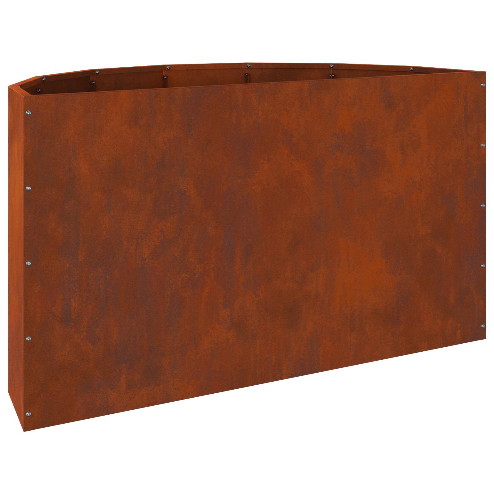 Pflanzkübel Rostig 90 x 45 x 50 cm Wetterfeststahl