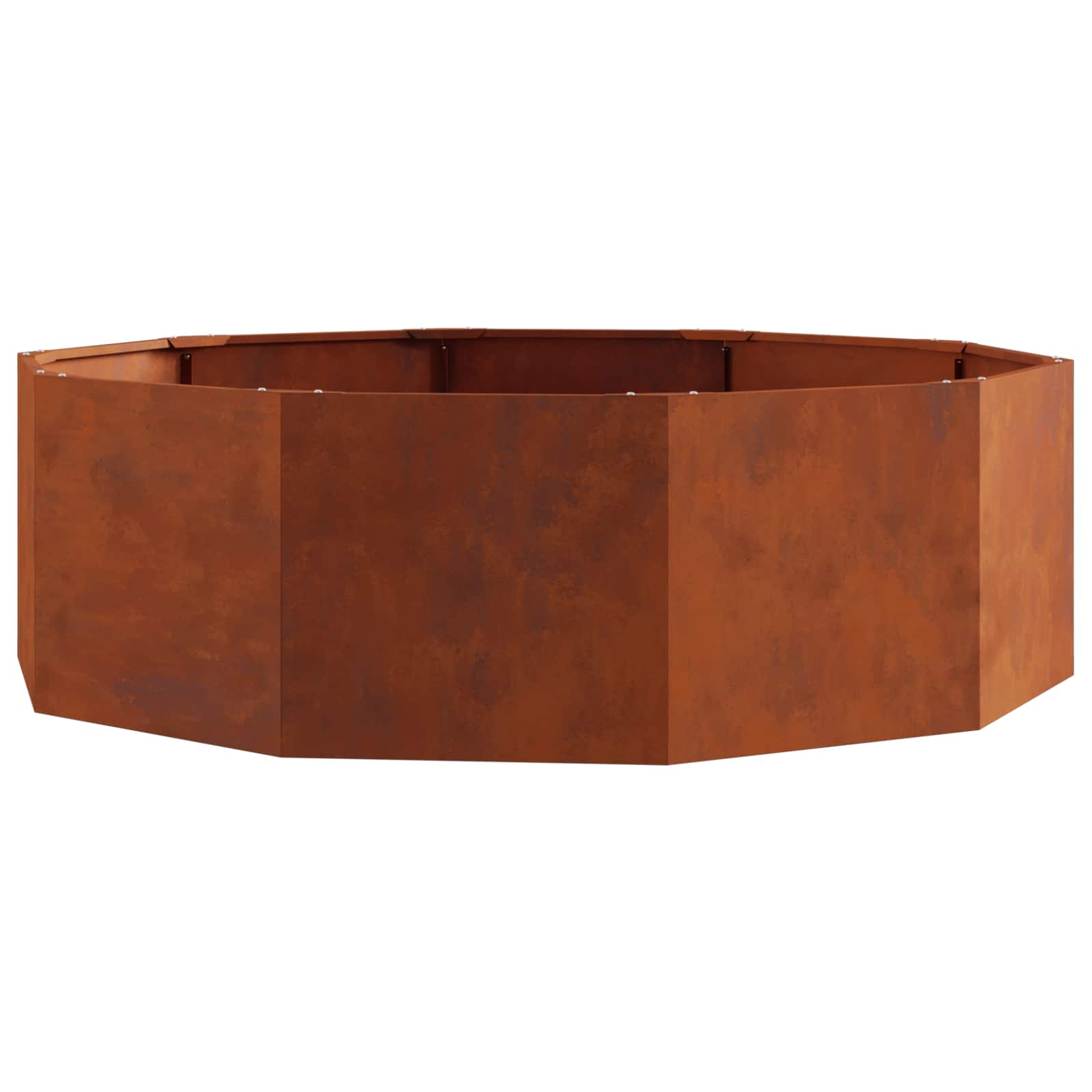 Pflanzkübel Rostig 120 x 120 x 35 cm Wetterfeststahl