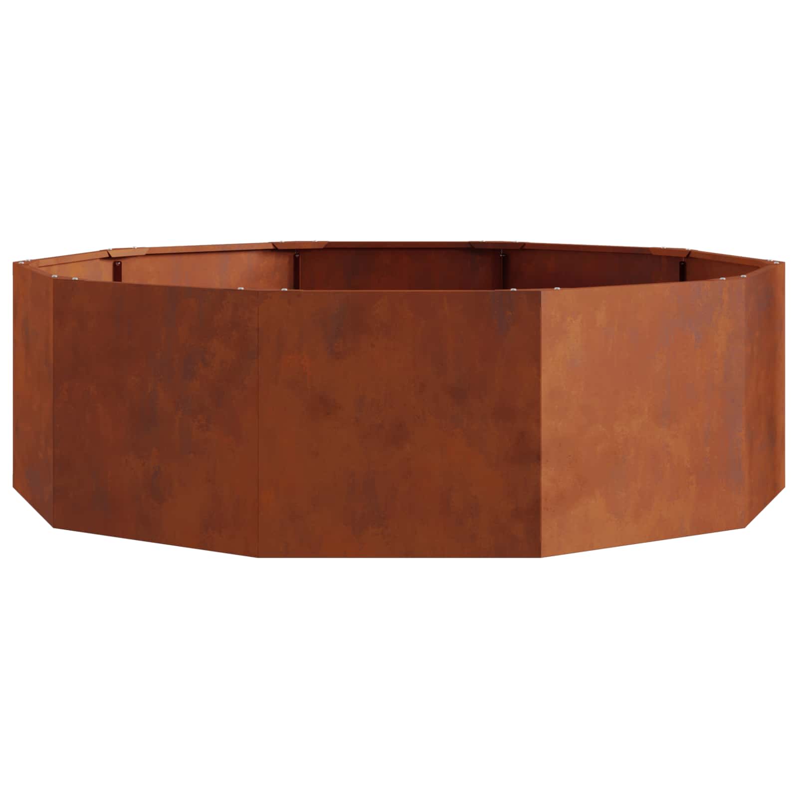 Pflanzkübel Rostig 120 x 120 x 35 cm Wetterfeststahl