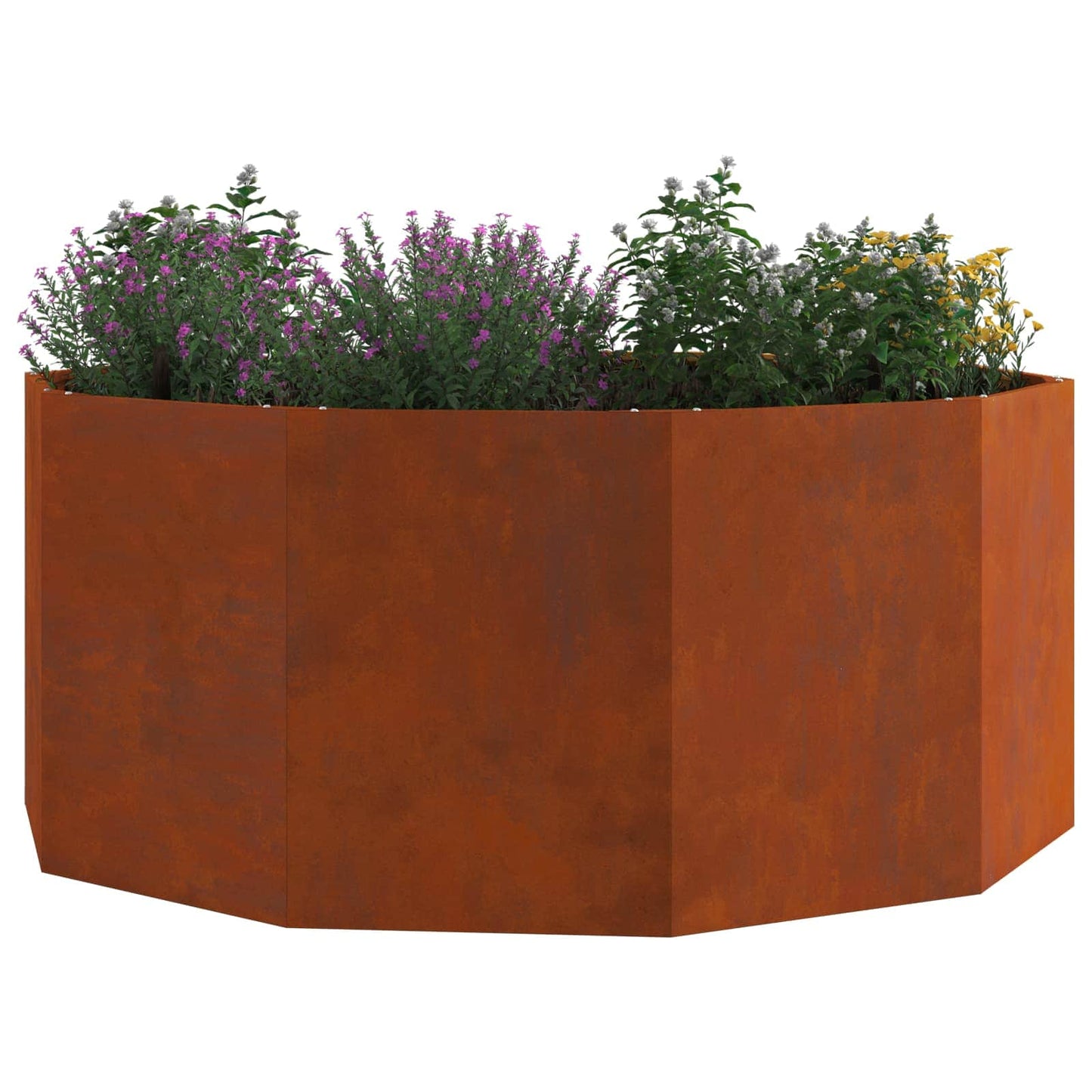 Pflanzkübel Rostig 120 x 120 x 50 cm Wetterfeststahl