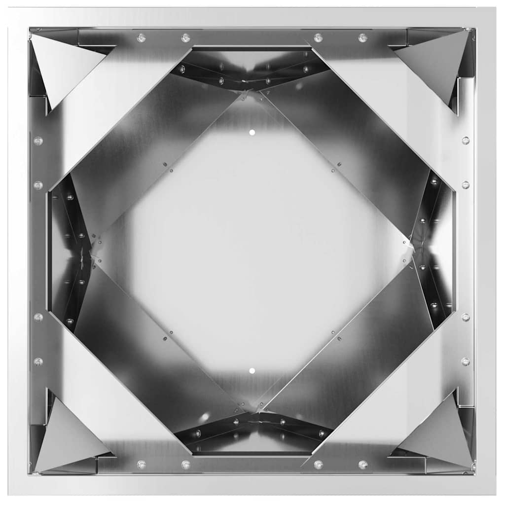 Pflanzkübel Silber 40 x 40 x 75 cm Verzinkter Stahl