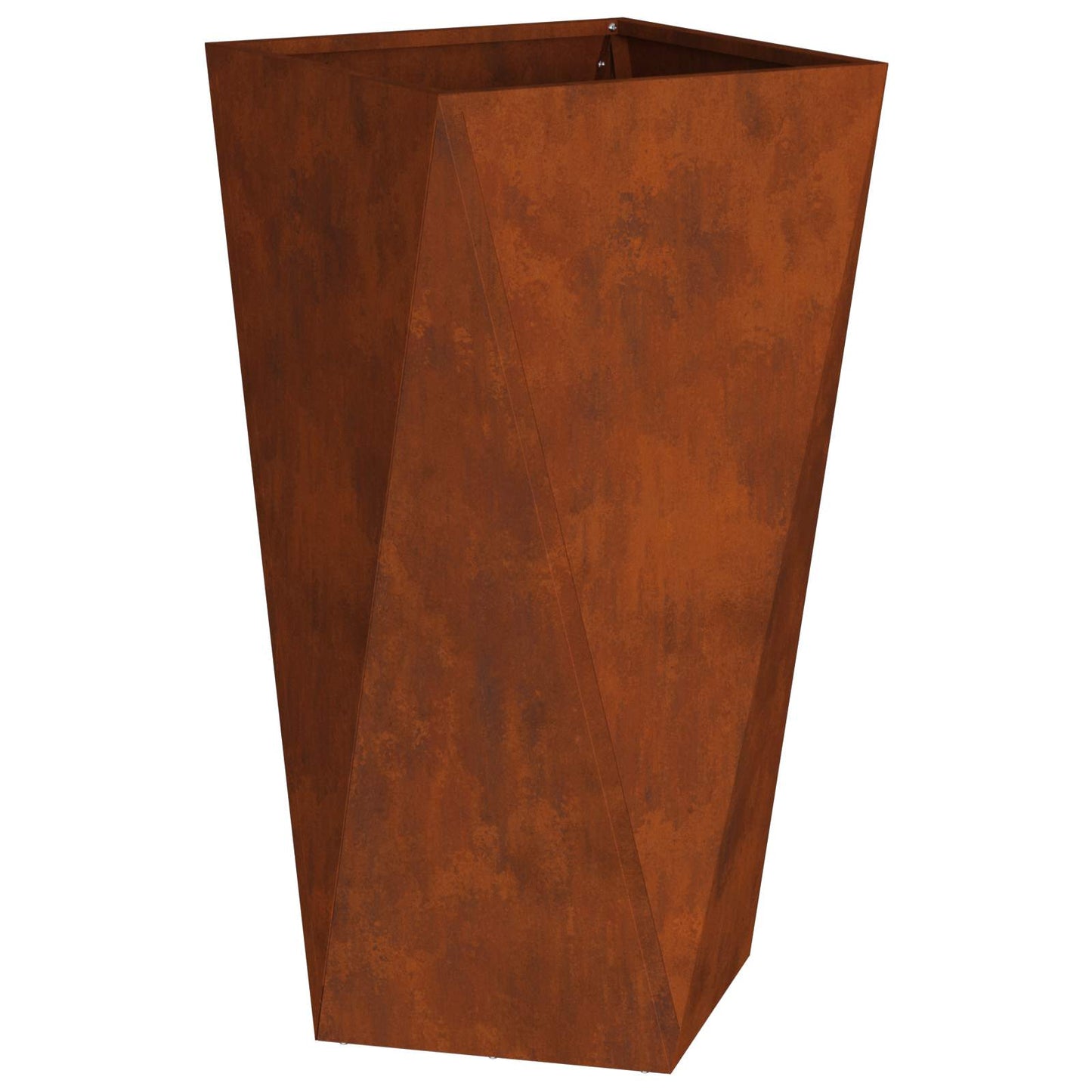 Pflanzkübel Rostig 40 x 40 x 75 cm Wetterfeststahl