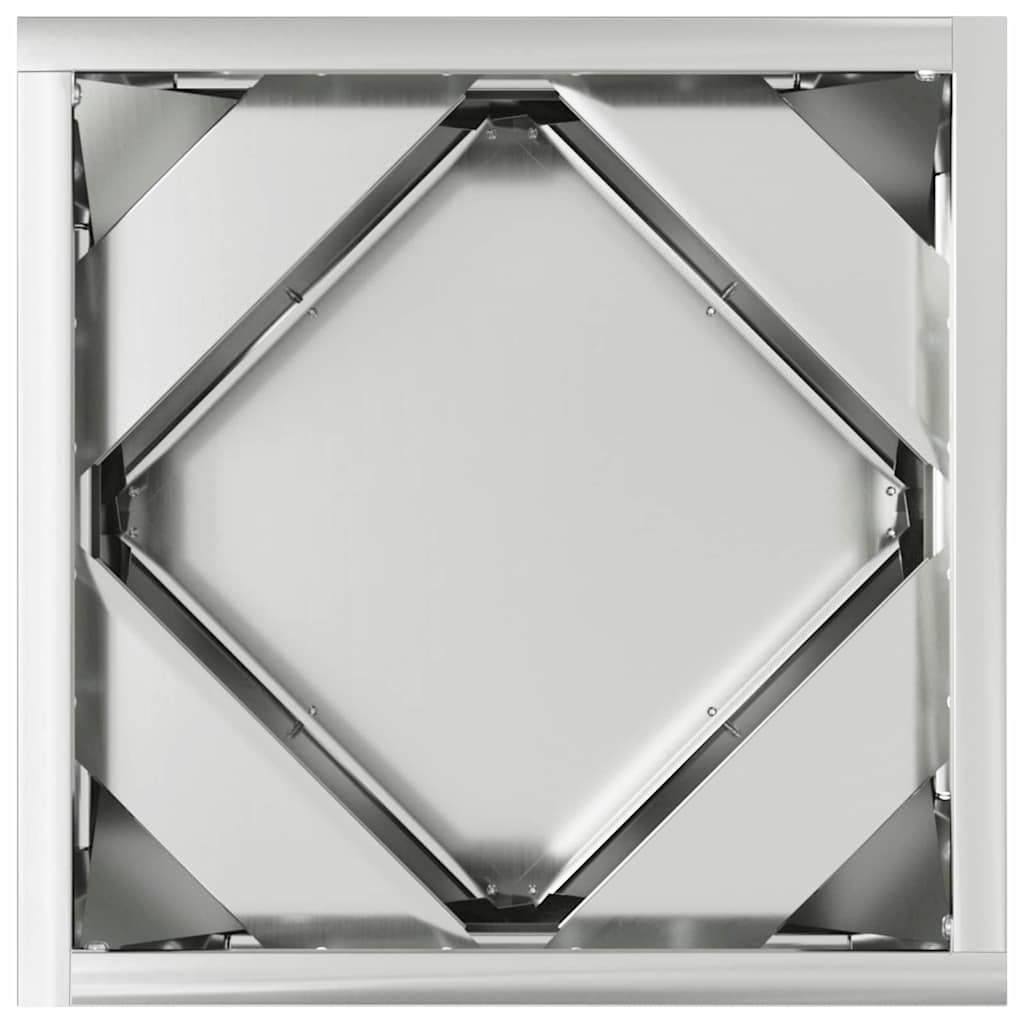 Pflanzkübel Silber 30 x 30 x 30 cm Verzinkter Stahl