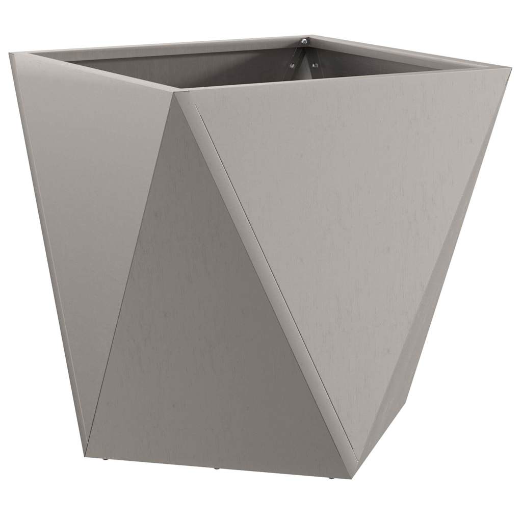 Pflanzkübel 2 Stk. Rostig 50 x 50 x 50 cm Wetterfeststahl