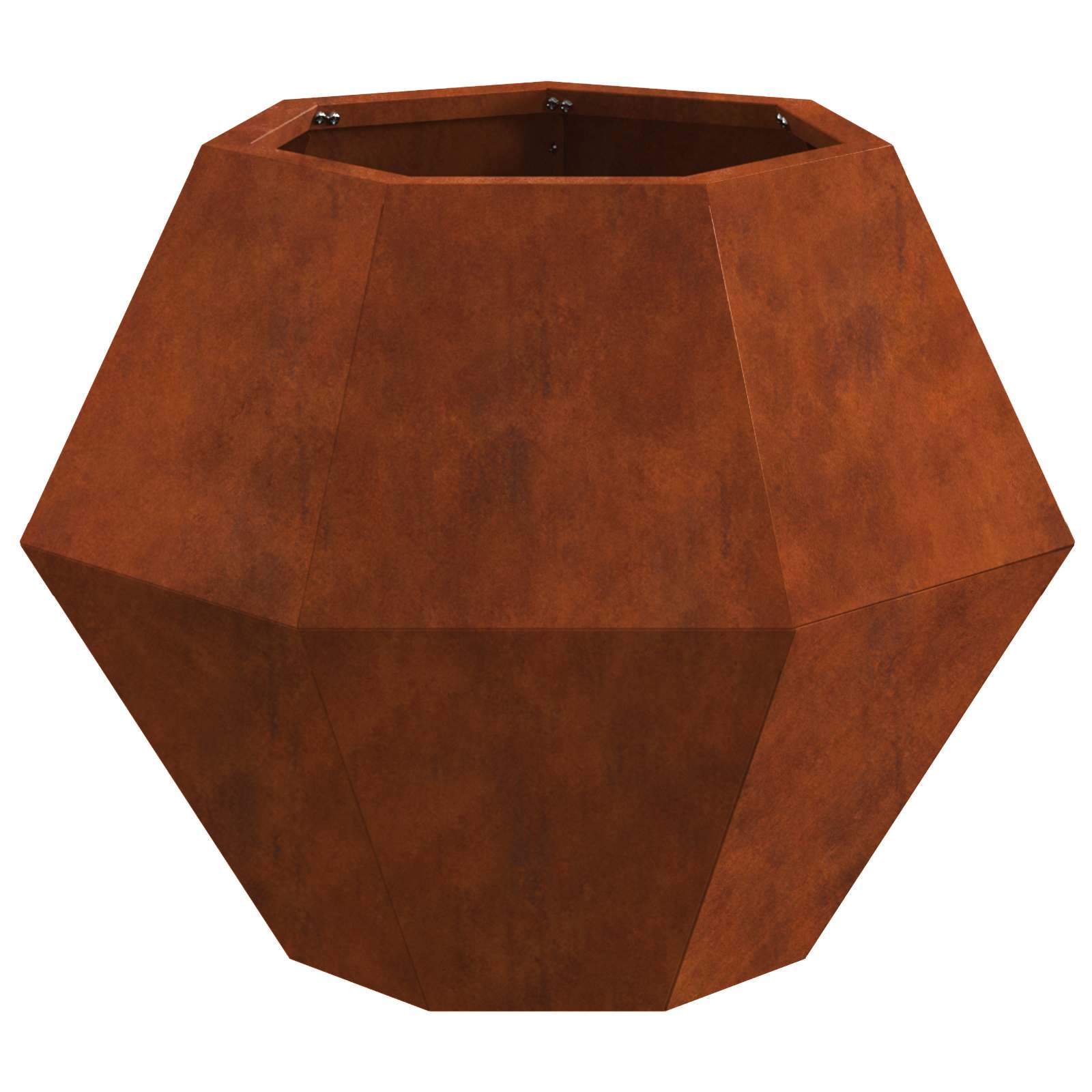 Pflanzkübel Rostoptik 50 x 50 x 40 cm Wetterfeststahl