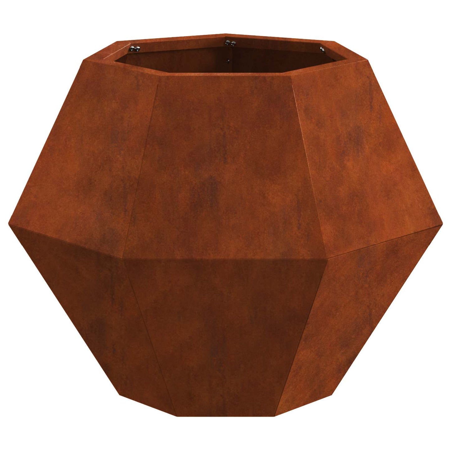 Pflanzkübel 2 Stk. Rostoptik 50 x 50 x 40 cm Wetterfeststahl