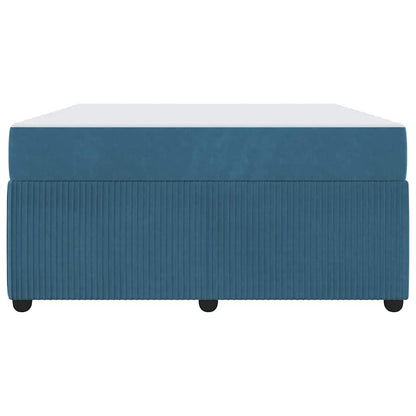 Bettrahmen Blau 160 x 200 cm Stoff