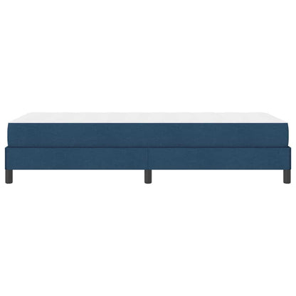 Boxspringbett mit Matratze Blau 80 x 200 cm Stoff