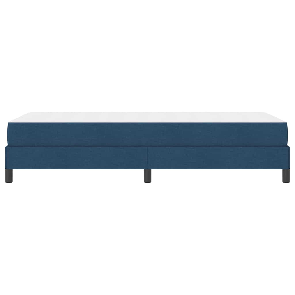 Boxspringbett mit Matratze Blau 100 x 200 cm Stoff
