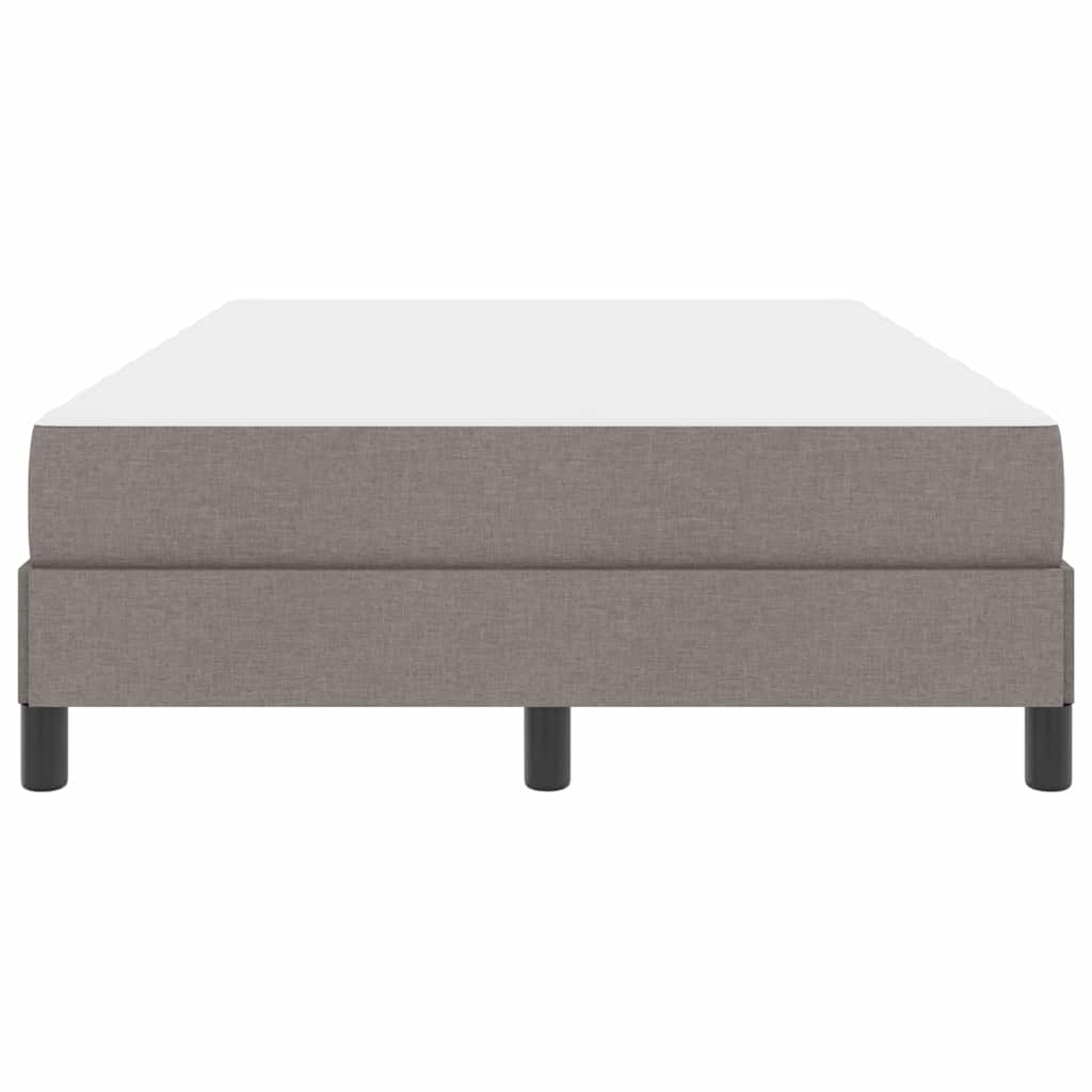 Boxspringbett mit Matratze Taupe 120 x 200 cm Stoff