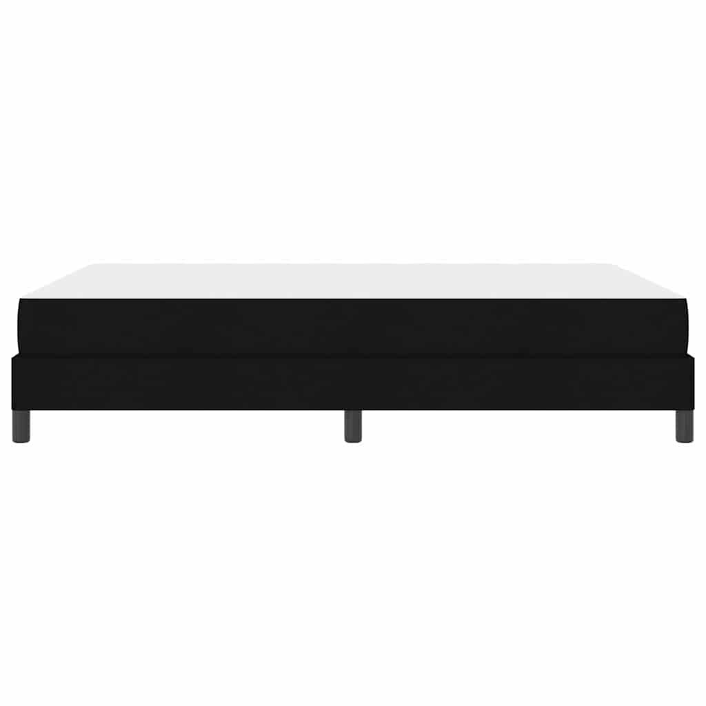 Boxspringbett mit Matratze Schwarz 140 x 190 cm Stoff