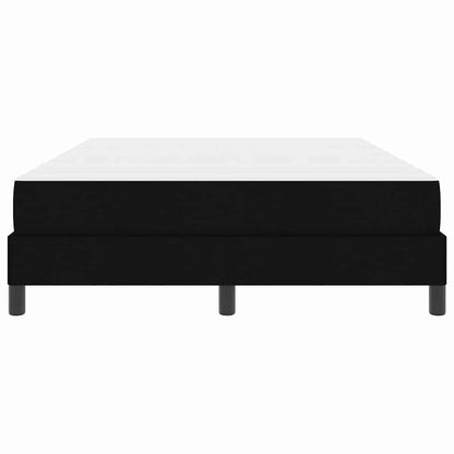 Boxspringbett mit Matratze Schwarz 140 x 200 cm Stoff