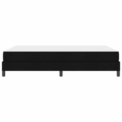 Boxspringbett mit Matratze Schwarz 140 x 200 cm Stoff