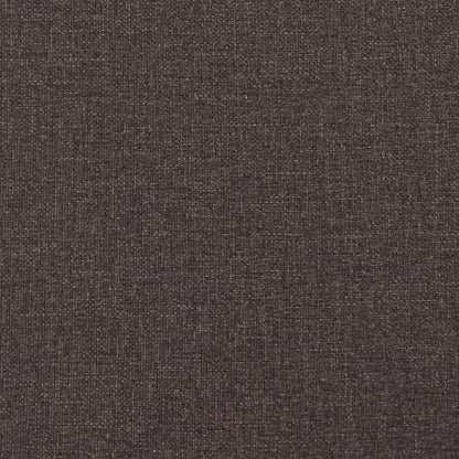 Boxspringbett mit Matratze Dunkelbraun 140 x 200 cm Stoff