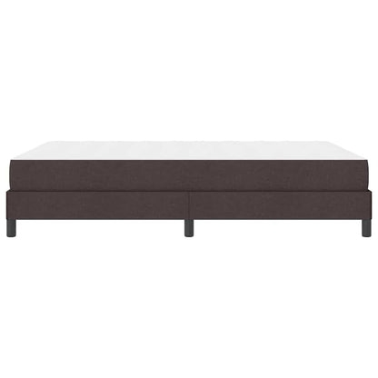 Boxspringbett mit Matratze Dunkelbraun 140 x 200 cm Stoff