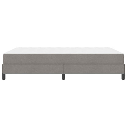 Boxspringbett mit Matratze Taupe 140 x 200 cm Stoff