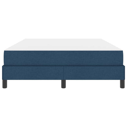 Boxspringbett mit Matratze Blau 160 x 200 cm Stoff