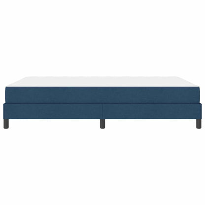 Boxspringbett mit Matratze Blau 160 x 200 cm Stoff