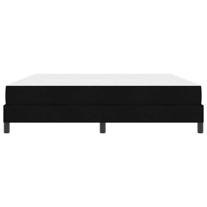 Boxspringbett mit Matratze Schwarz 180 x 200 cm Stoff