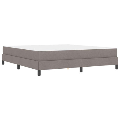 Boxspringbett mit Matratze Taupe 180 x 200 cm Stoff
