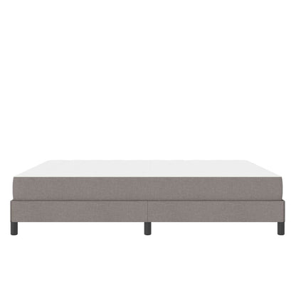 Boxspringbett mit Matratze Taupe 180 x 200 cm Stoff