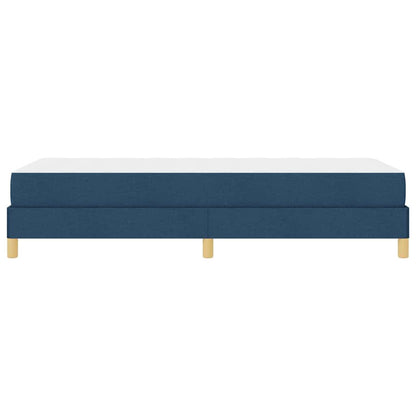 Boxspringbett mit Matratze Blau 90 x 200 cm Stoff
