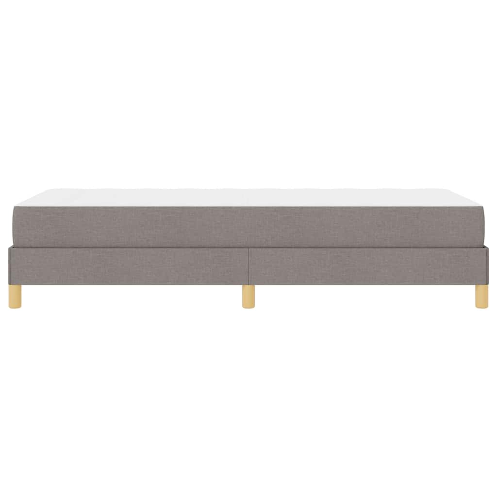 Boxspringbett Taupe und Braun 100 x 200 cm