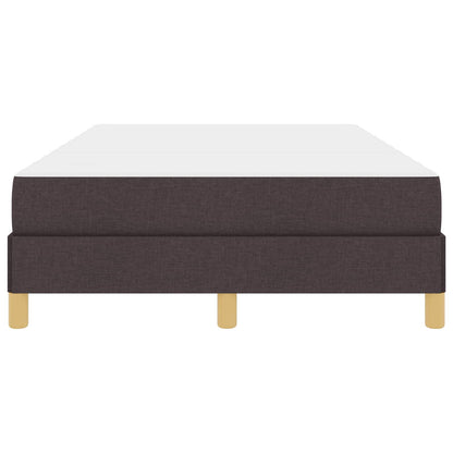 Boxspringbett mit Matratze Dunkelbraun 120 x 190 cm Stoff