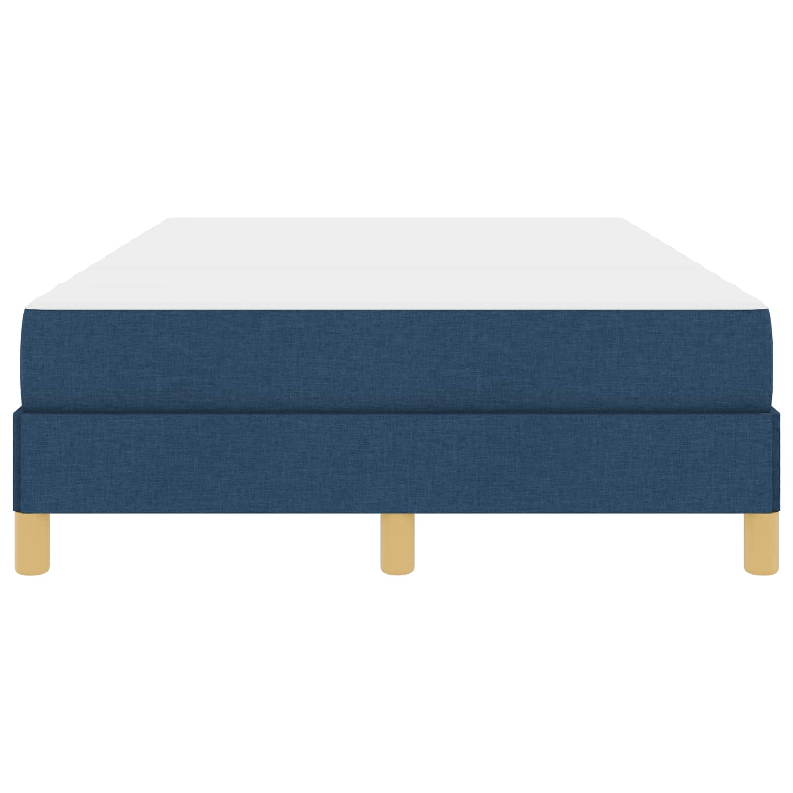 Boxspringbett mit Matratze Blau 120 x 190 cm Stoff