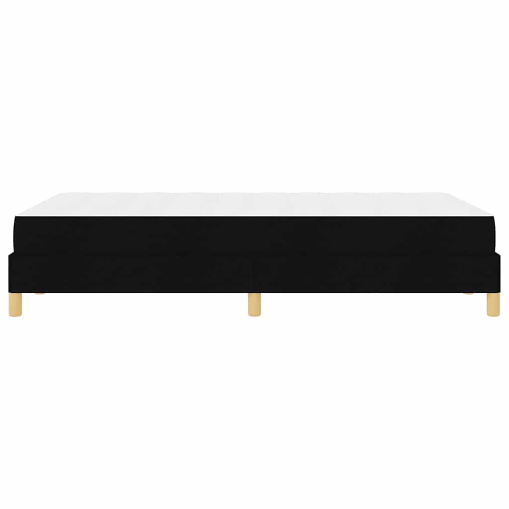 Boxspringbett mit Matratze Schwarz 120 x 200 cm Stoff