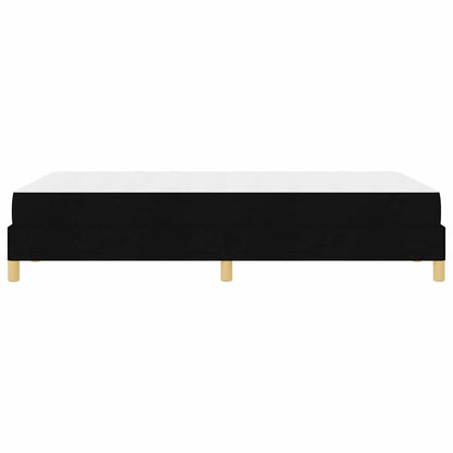 Boxspringbett mit Matratze Schwarz 120 x 200 cm Stoff