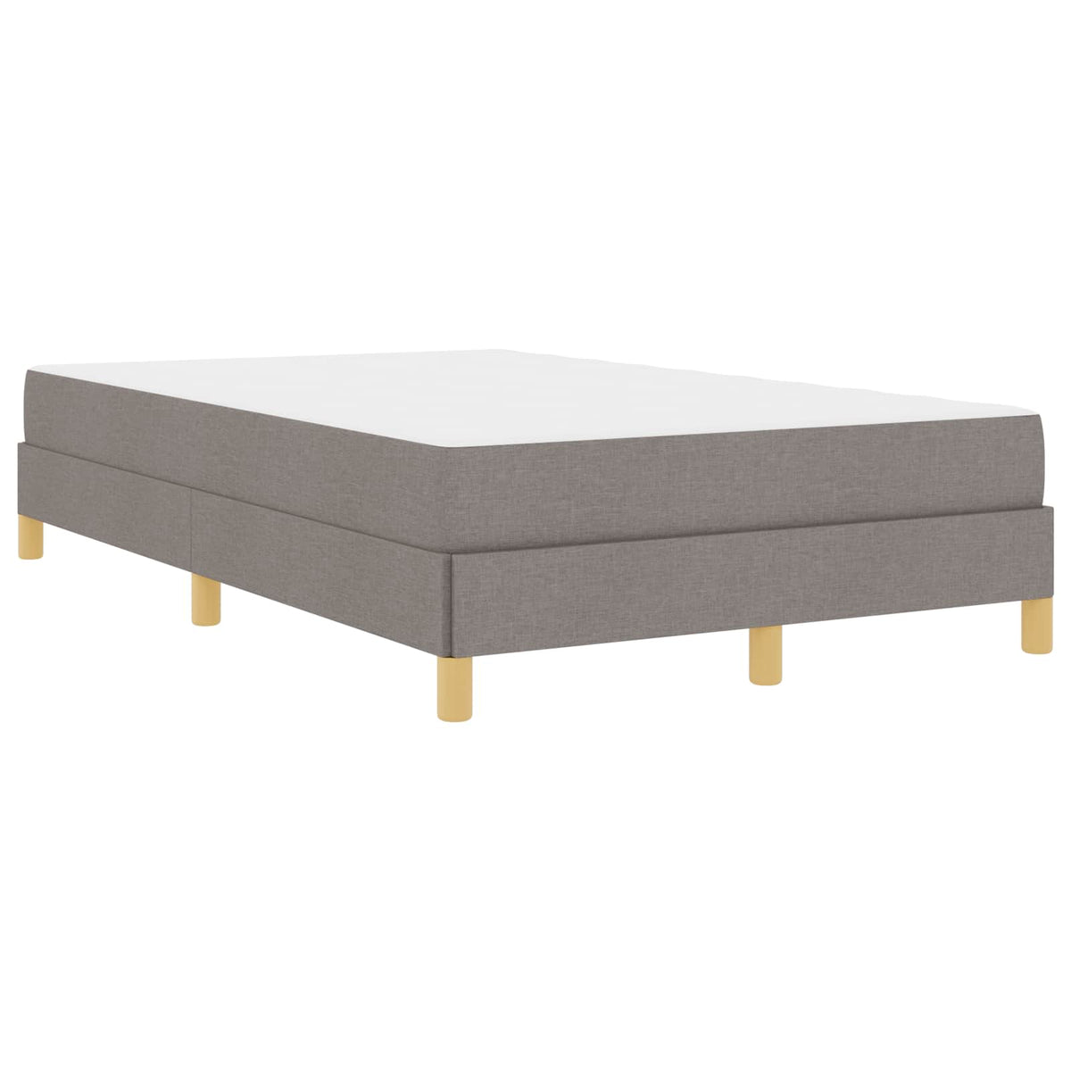 Boxspringbett Taupe 120 x 200 cm Stoff