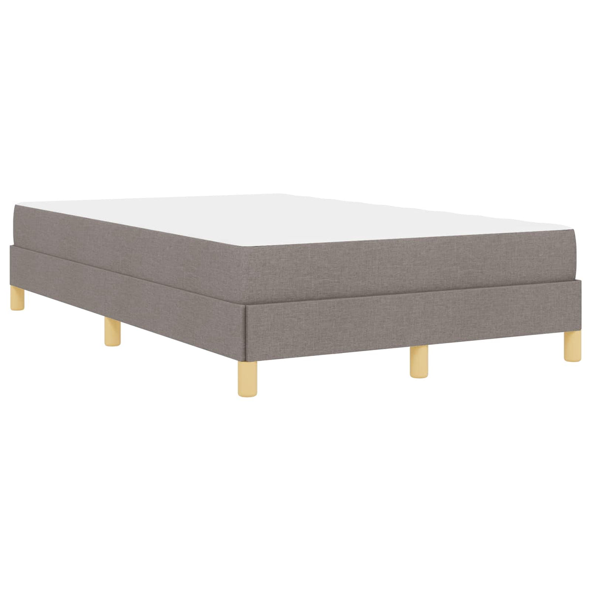 Boxspringbett Taupe 120 x 200 cm Stoff