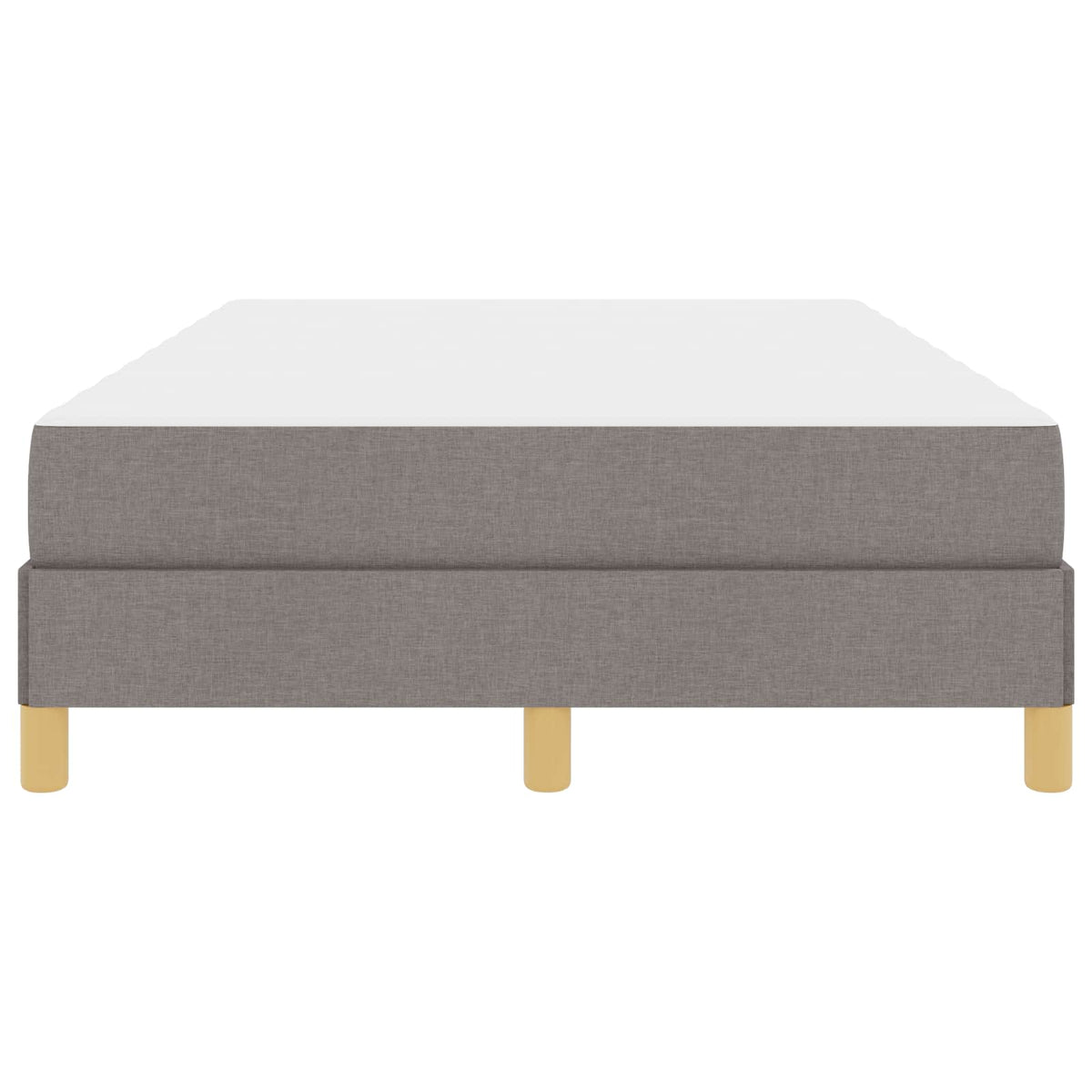 Boxspringbett Taupe 120 x 200 cm Stoff
