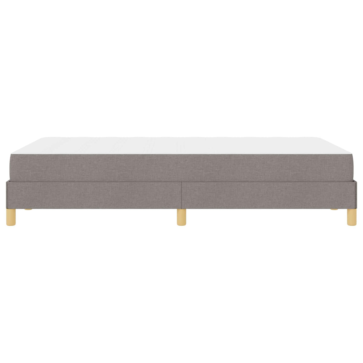 Boxspringbett Taupe 120 x 200 cm Stoff