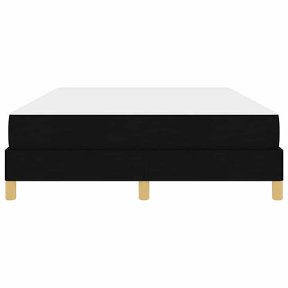Boxspringbett mit Matratze Schwarz 140 x 190 cm Stoff
