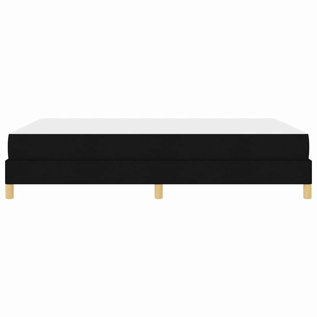 Boxspringbett mit Matratze Schwarz 140 x 200 cm Stoff