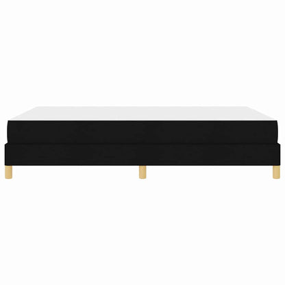 Boxspringbett mit Matratze Schwarz 140 x 200 cm Stoff