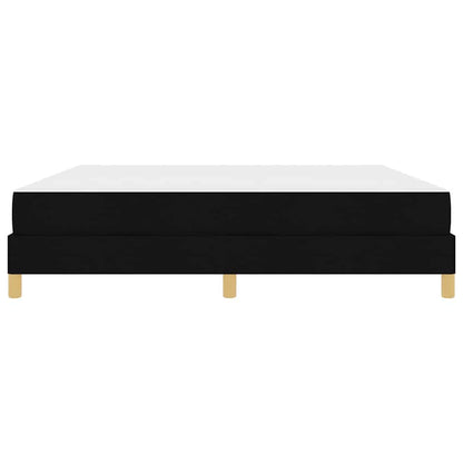 Boxspringbett mit Matratze Schwarz 180 x 200 cm Stoff