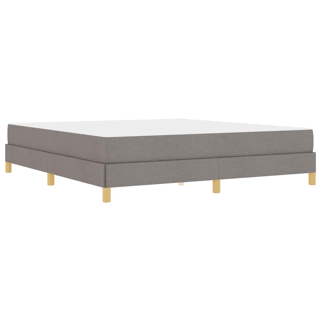 Boxspringbett Taupe und Braun 180 x 200 cm