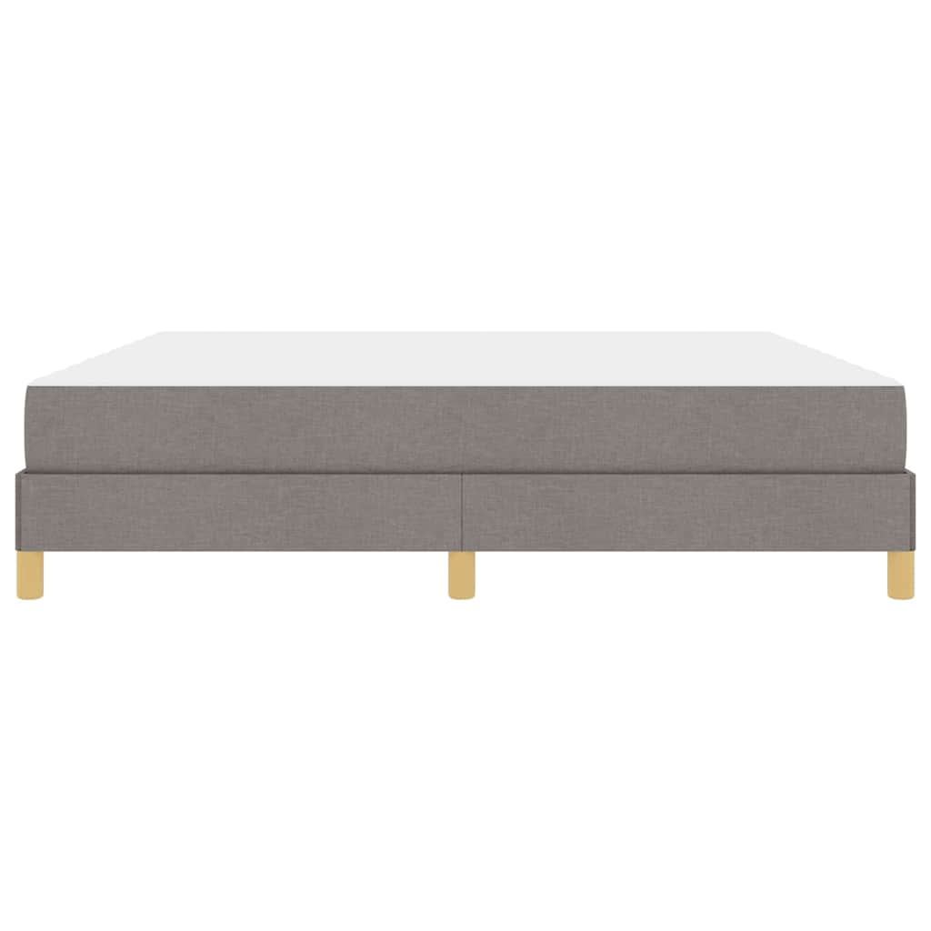 Boxspringbett mit Matratze Taupe 180 x 200 cm Stoff