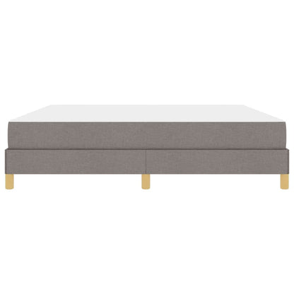Boxspringbett mit Matratze Taupe 180 x 200 cm Stoff