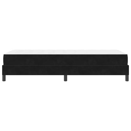 Boxspringbett mit Matratze Schwarz 90 x 190 cm Stoff
