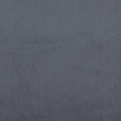 Boxspringbett mit Matratze Dunkelgrau 100 x 200 cm Stoff