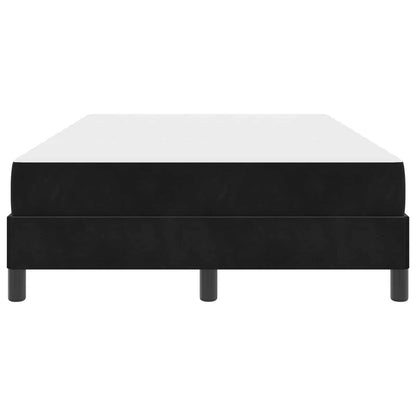 Boxspringbett mit Matratze Schwarz 120 x 190 cm Stoff