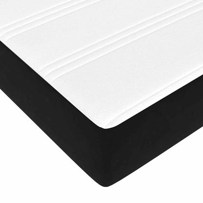 Boxspringbett mit Matratze Schwarz 160 x 200 cm Stoff