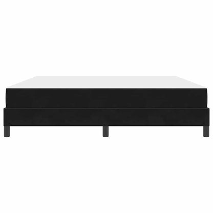 Boxspringbett mit Matratze Schwarz 180 x 200 cm Stoff